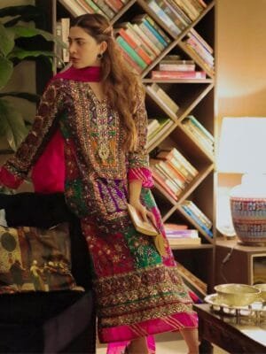 Elegant 3-Piece Fancy Kurti with Pant and Beautiful Dupatta Set