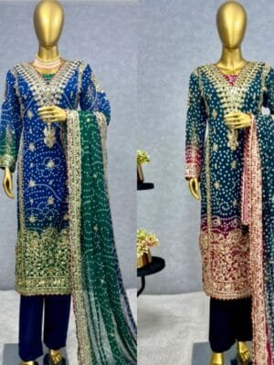 Upcoming New Traditional Collection – 3-Piece Fancy Kurti with Bottom and Beautiful Dupatta
