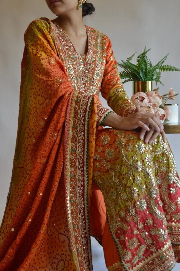 Designer Collection – Ready-to-Wear Top, Palazzo, and Fancy Dupatta in 2 Colors - Image 6