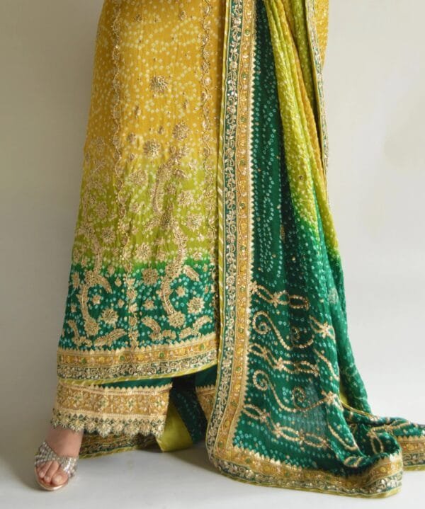 Designer Collection – Ready-to-Wear Top, Palazzo, and Fancy Dupatta in 2 Colors - Image 2