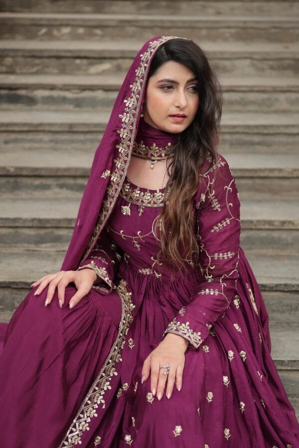 Premium Designer Readymade Top-Sharara-Dupatta Set for 2025 in 3 Colors - Image 9