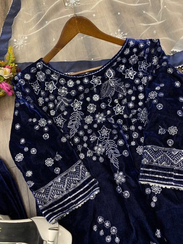 Velvet Sequence Suit – Elegant, Warm, and Stylish - Image 9