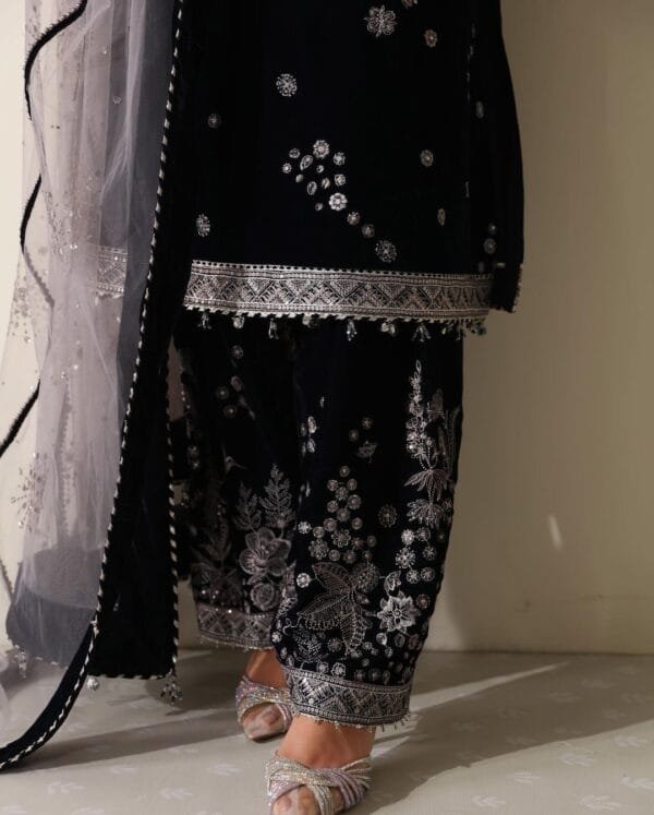 Velvet Sequence Suit – Elegant, Warm, and Stylish - Image 4