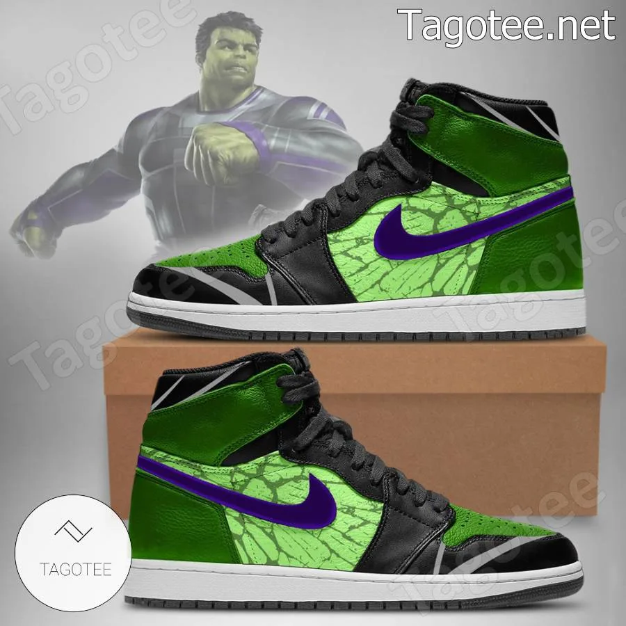 Men's Air Jordan 1 Avengers Marvel Green Shoes - Image 3