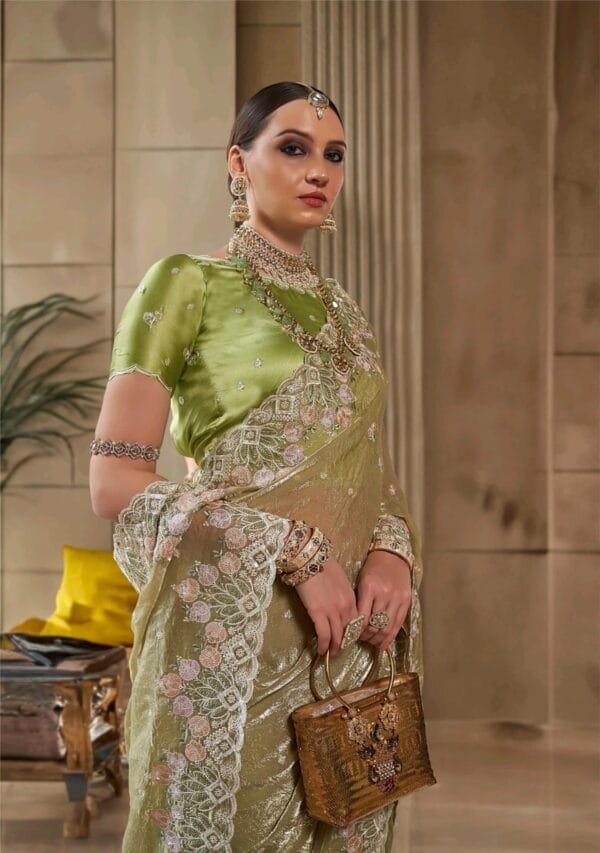 Kala Jamun Sai Mere Sarees Bridal Wear in 6 Colors