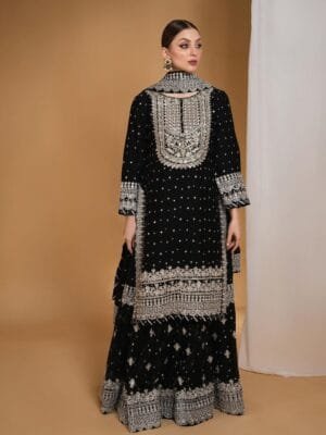 Elevate Your Wardrobe with the Stunning Faux Georgette 5000 Series Designer Lehenga Set
