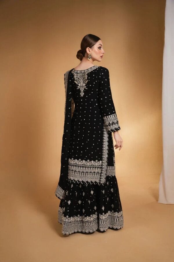 Elevate Your Wardrobe with the Stunning Faux Georgette 5000 Series Designer Lehenga Set - Image 2