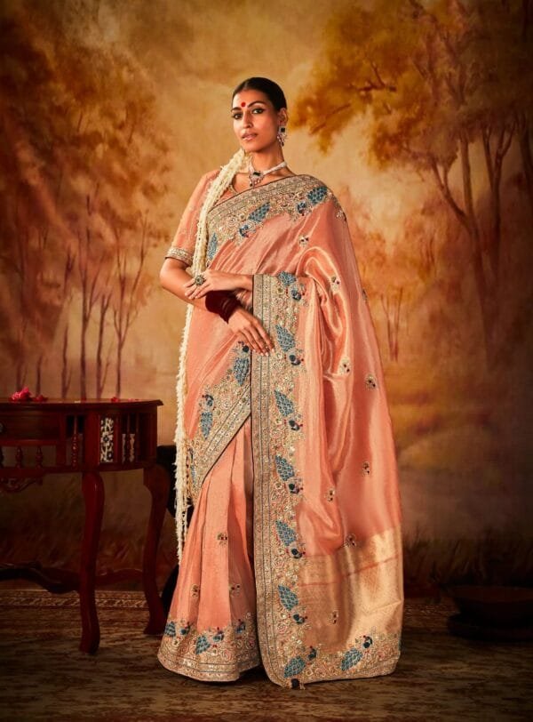 Kimora Kohinoor Banarasi Silk Saree Collection in 3 Colors - Image 5
