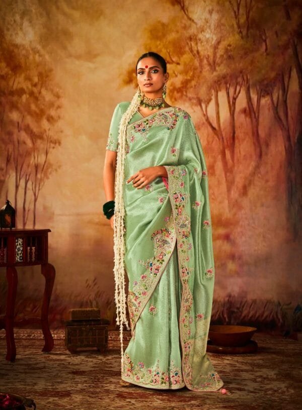 Kimora Kohinoor Banarasi Silk Saree Collection in 3 Colors - Image 2