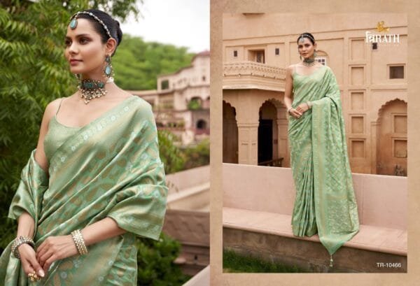Royal Banarasi Silk Saree in 8 Colors - Image 7