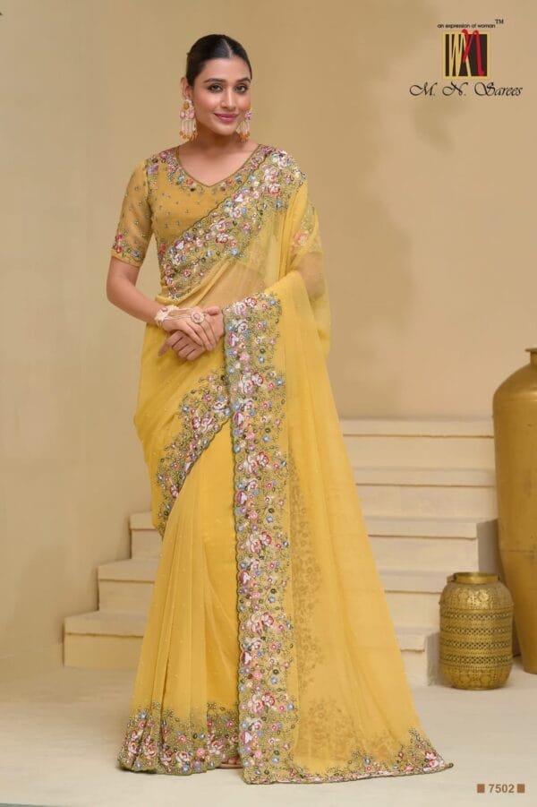Banarasi Tuscany Saree Collection for the Festival Season in 11 Colors - Image 27