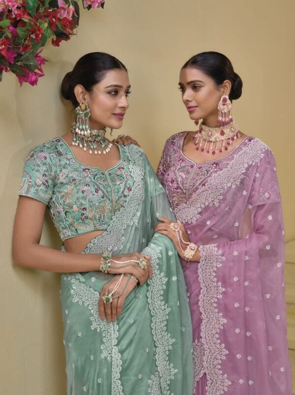 Banarasi Tuscany Saree Collection for the Festival Season in 11 Colors - Image 29
