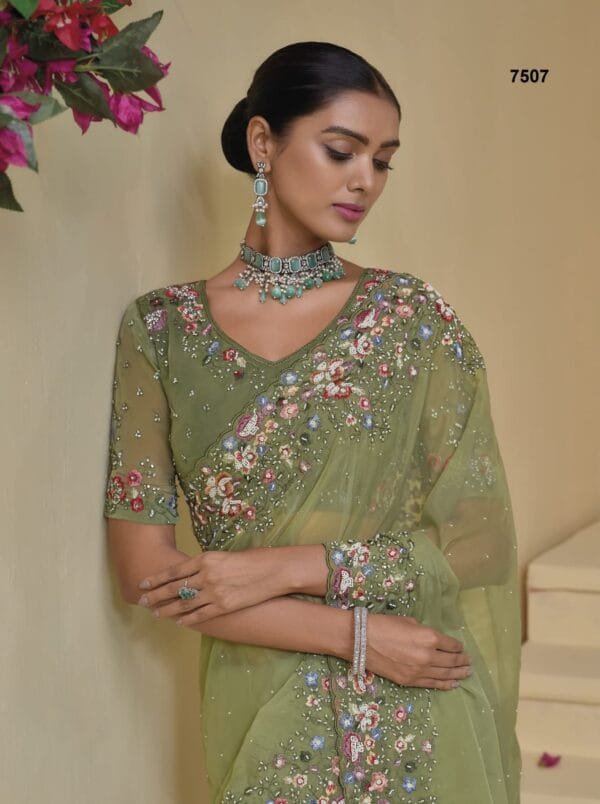 Banarasi Tuscany Saree Collection for the Festival Season in 11 Colors - Image 23