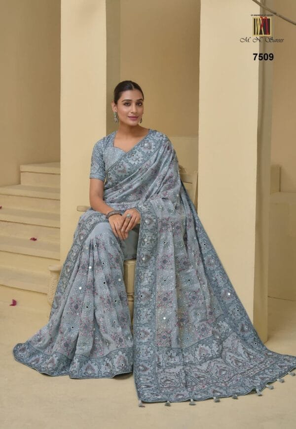 Banarasi Tuscany Saree Collection for the Festival Season in 11 Colors - Image 19