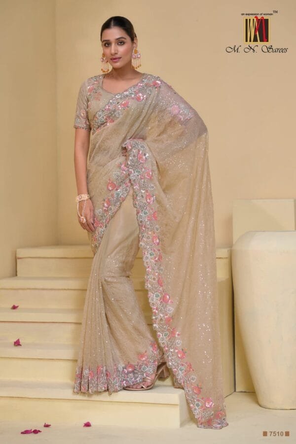 Banarasi Tuscany Saree Collection for the Festival Season in 11 Colors - Image 17