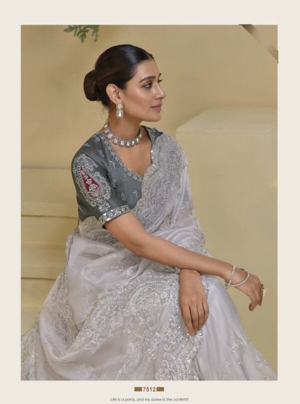 Banarasi Tuscany Saree Collection for the Festival Season in 11 Colors - Image 14