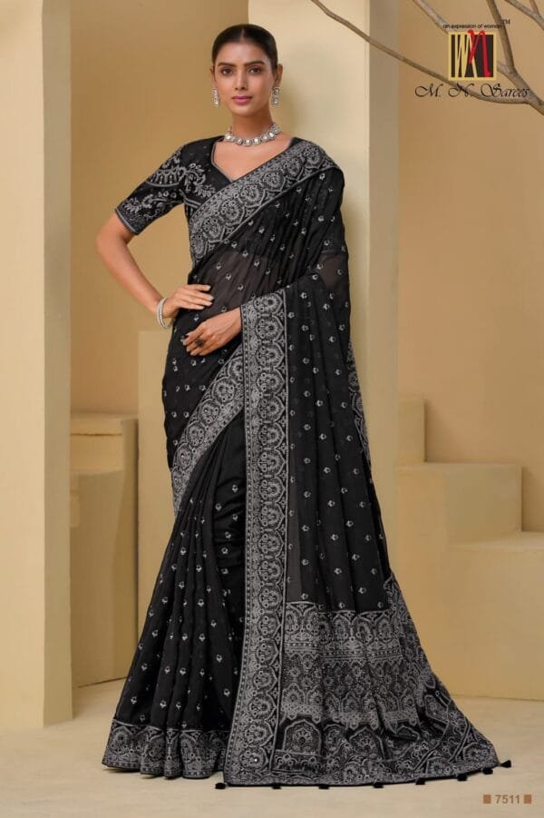 Banarasi Tuscany Saree Collection for the Festival Season in 11 Colors - Image 6