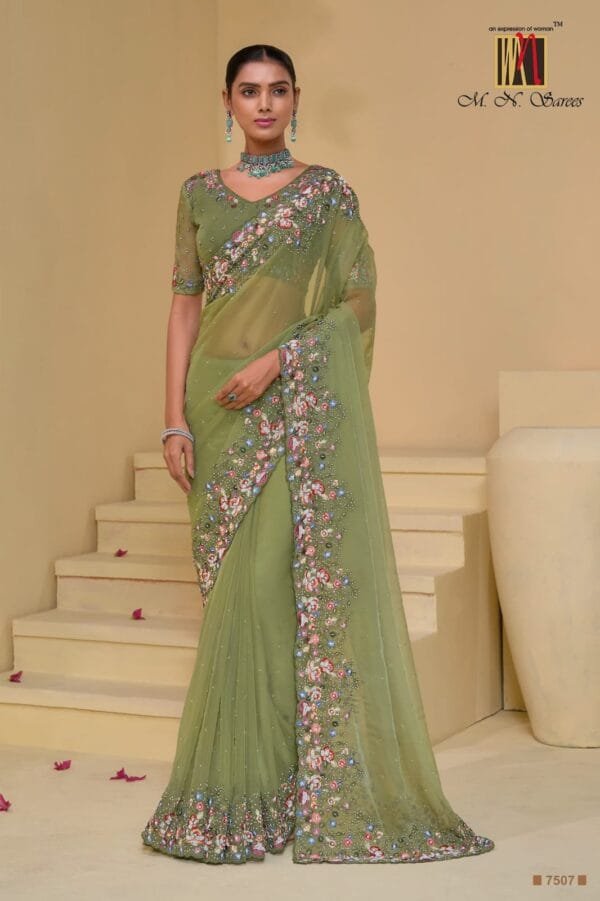 Banarasi Tuscany Saree Collection for the Festival Season in 11 Colors - Image 22
