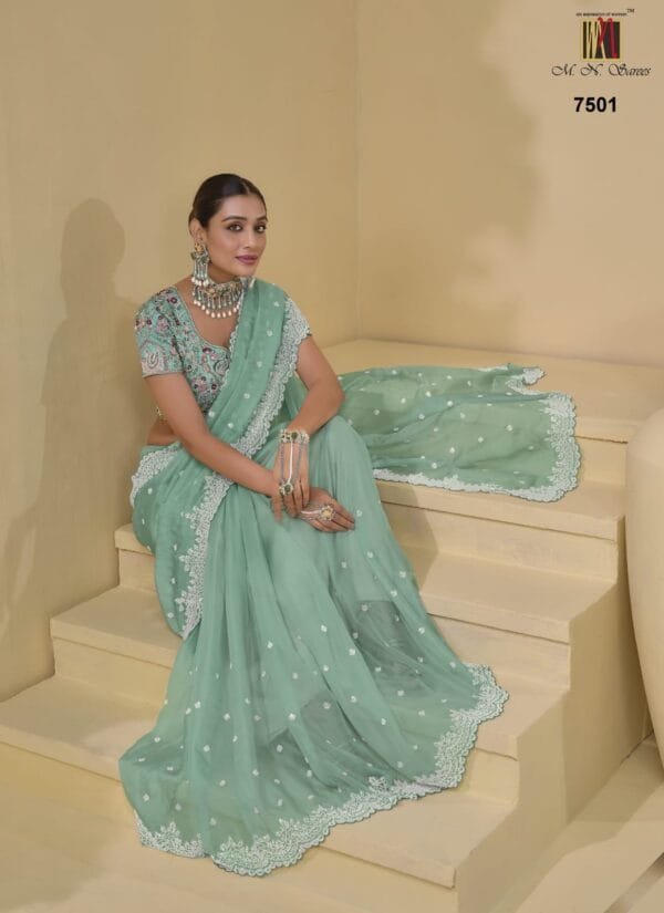 Banarasi Tuscany Saree Collection for the Festival Season in 11 Colors - Image 3