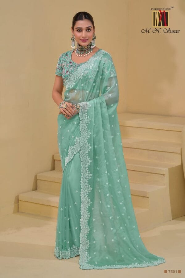 Banarasi Tuscany Saree Collection for the Festival Season in 11 Colors - Image 2