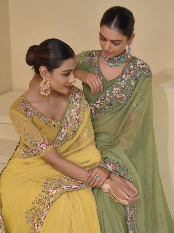 Banarasi Tuscany Saree Collection for the Festival Season in 11 Colors - Image 31