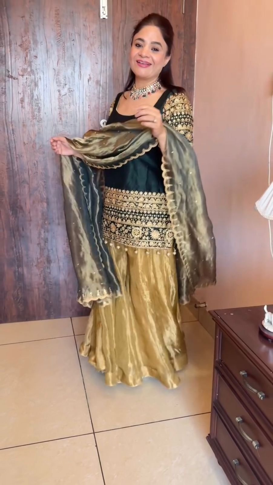 Sequence Embroidered Palazzo Set | Women's Ethnic Wear