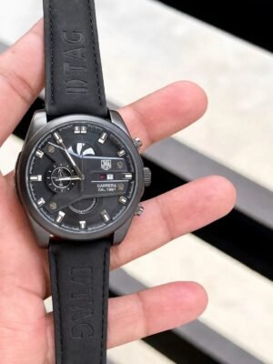 Black Sporty Men's Chronograph Analog Watch
